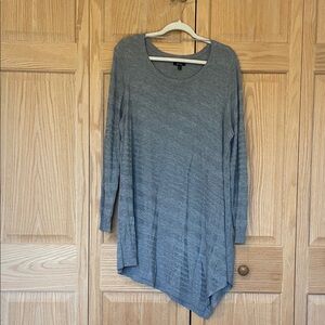 Apt. 9 Gray Knit Tunic Top Women’s 1X